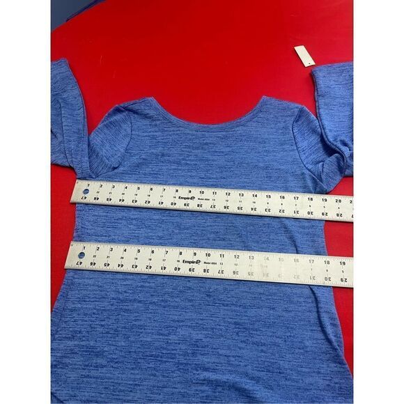 NWT T By Talbots Blue Sweater Top Blouse Size Medium New - Picture 3 of 8